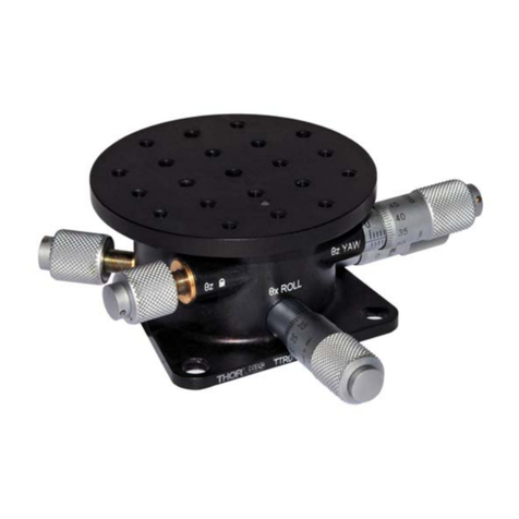 THORLABS TTR001 User manual