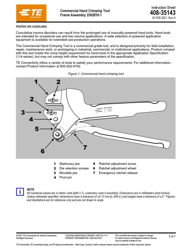 TE Connectivity 2362810-1 User manual