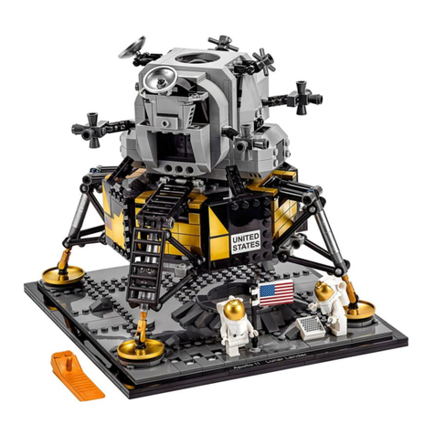 Glow Bricks Apollo 11 Lunar Lander Lego 10266 installation guide