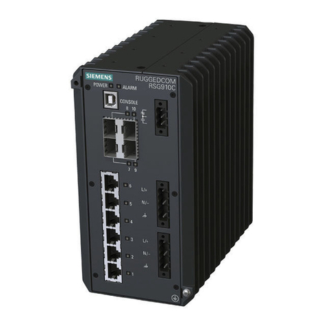 Siemens RUGGEDCOM RSG910C User manual