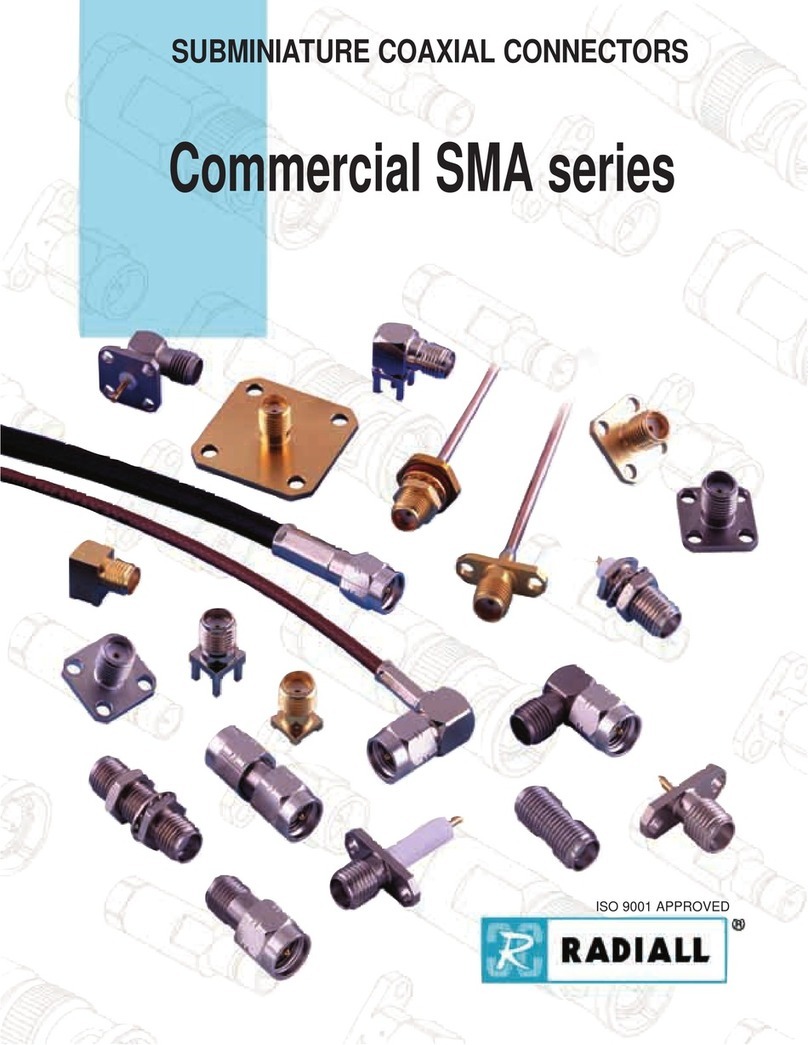 Radiall Commercial SMA Series manual