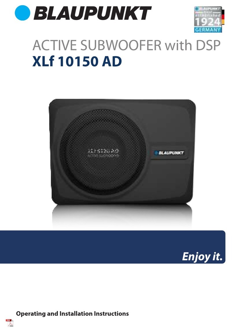 Blaupunkt XLf 10150 AD User manual