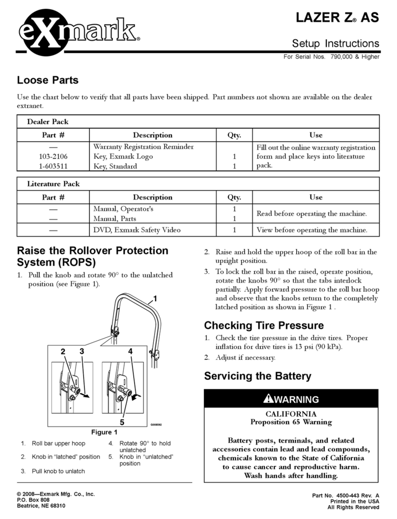Exmark LAZER Z AS Manual
