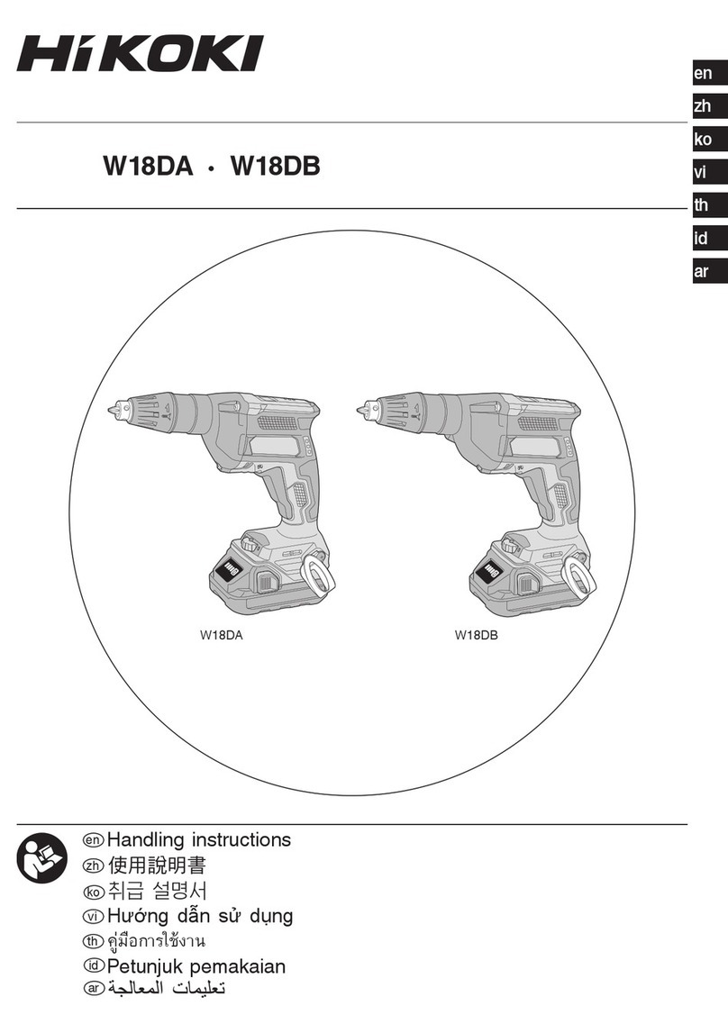 HIKOKI W 18DA User manual
