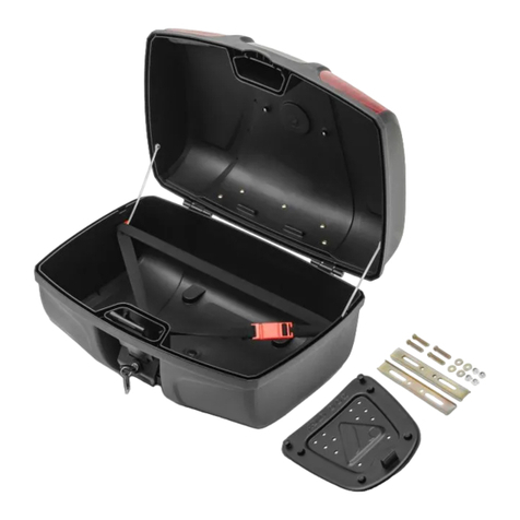 motea Bagtecs MV 47 Litre Mounting instruction
