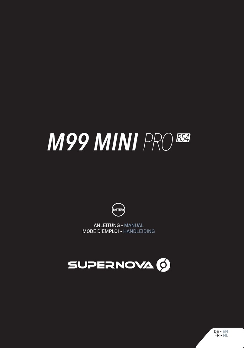 SUPER NOVA M99 MINI PRO B54 User manual