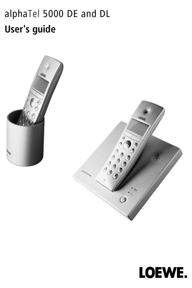 Loewe alphaTel 5000 DE user guide