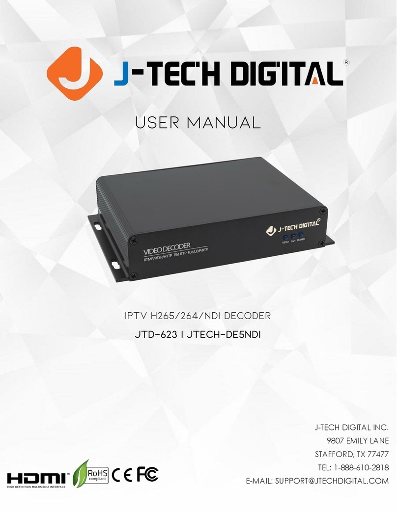 J-Tech Digital JTD-623 User manual