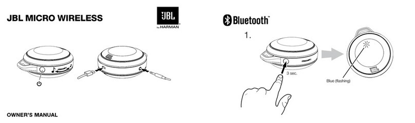 Harman JBL MICRO WIRELESS User manual Harman JBL MICRO WIRELESS User manual
