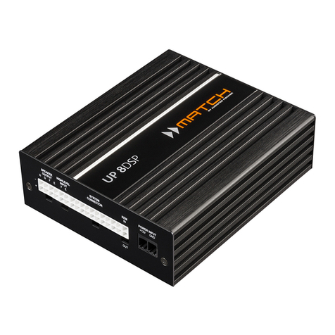 Audiotec Fischer Match UP 8DSP manual