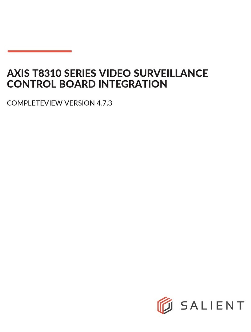 Salient AXIS T8310 Series manual