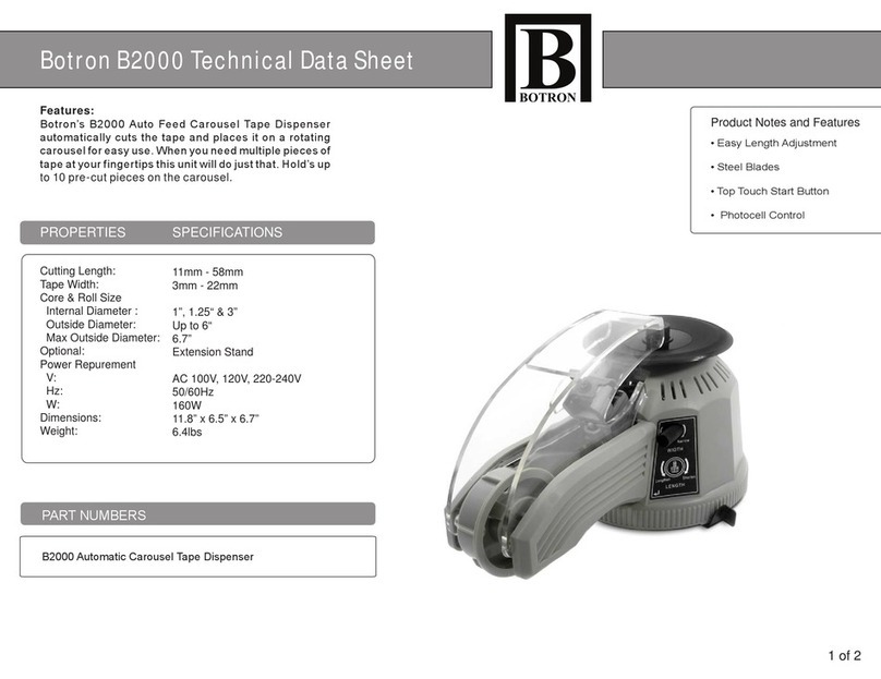 Botron B2000 User manual