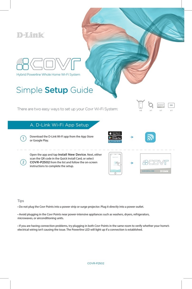 D-Link COVR-P2502 User manual D-Link COVR-P2502 User manual