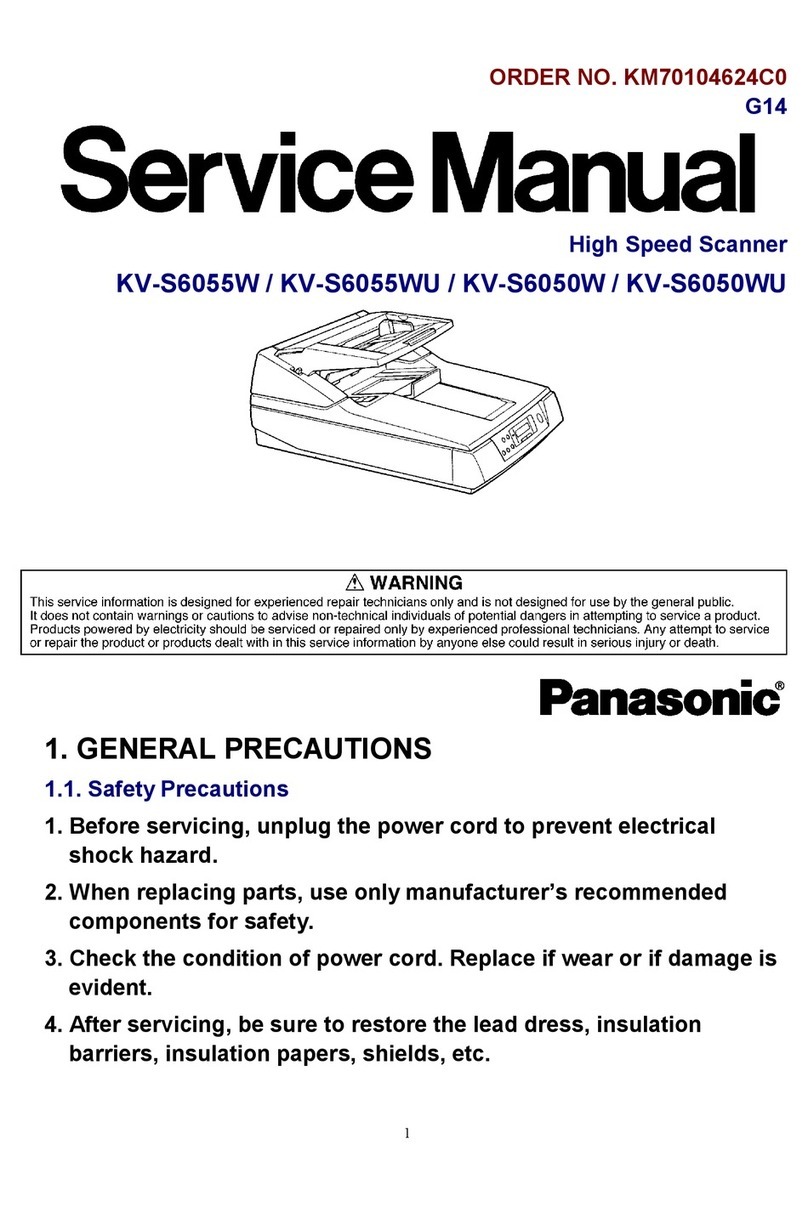 Panasonic KV-S6055W User manual