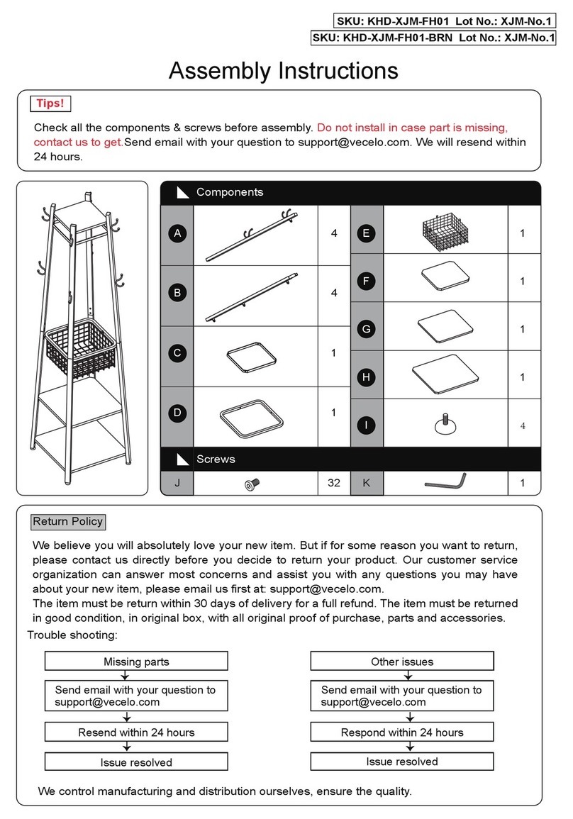 VECELO KHD-XJM-FH01 User manual VECELO KHD-XJM-FH01 User manual