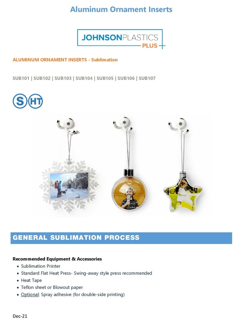 Johnson Plastics Plus SUB101 General instructions