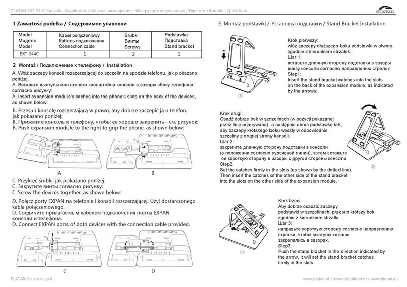 Platan EXT-244C quick start guide