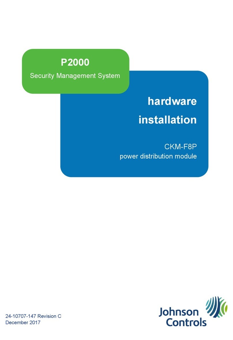 Johnson Controls CKM-F8P Manual