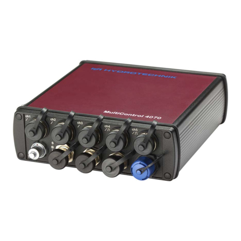 Hydrotechnik MultiControl 4070 operating instructions