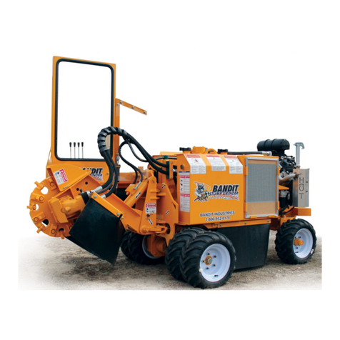 Brush Bandit 2550 Operating & parts manual