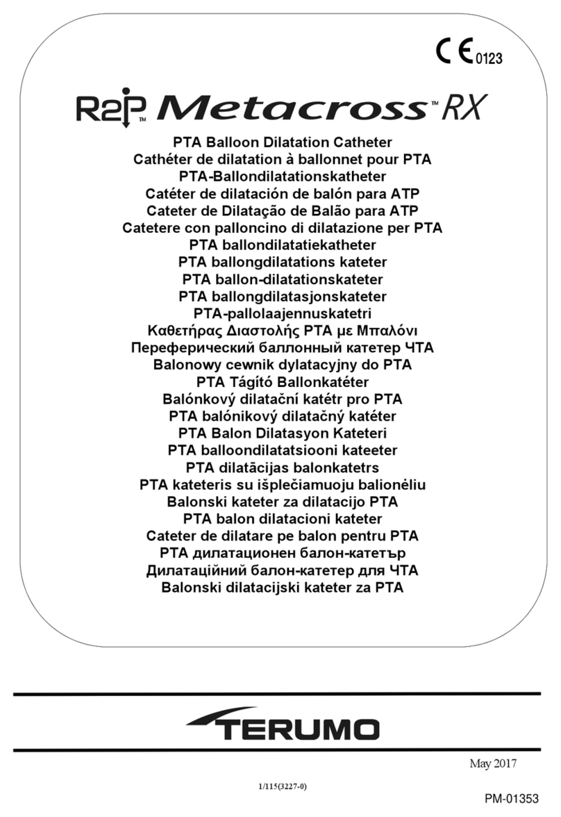 Terumo R2P Metacross RX User manual