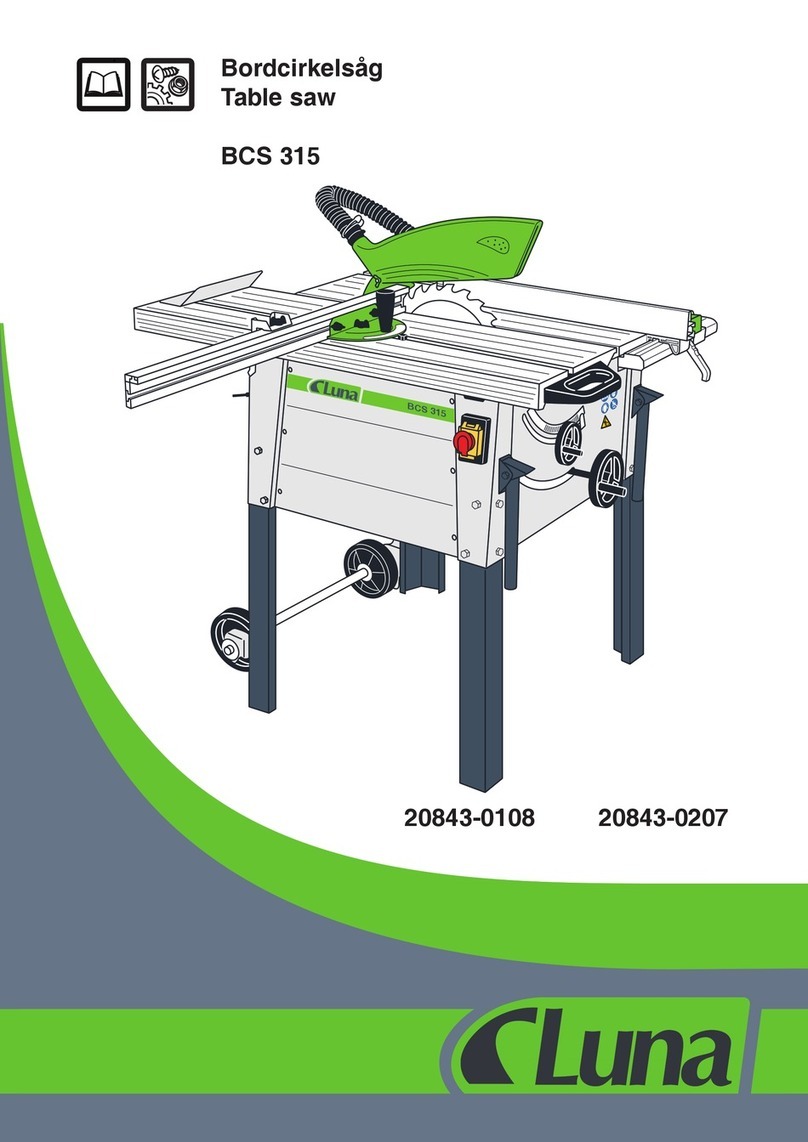 Luna BCS 315 User manual