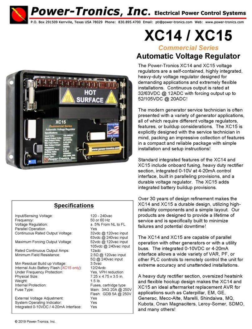 Power-Tronics XC14 User manual