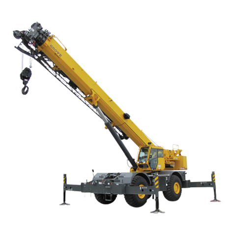 Manitowoc Grove RT880E Installation and user guide