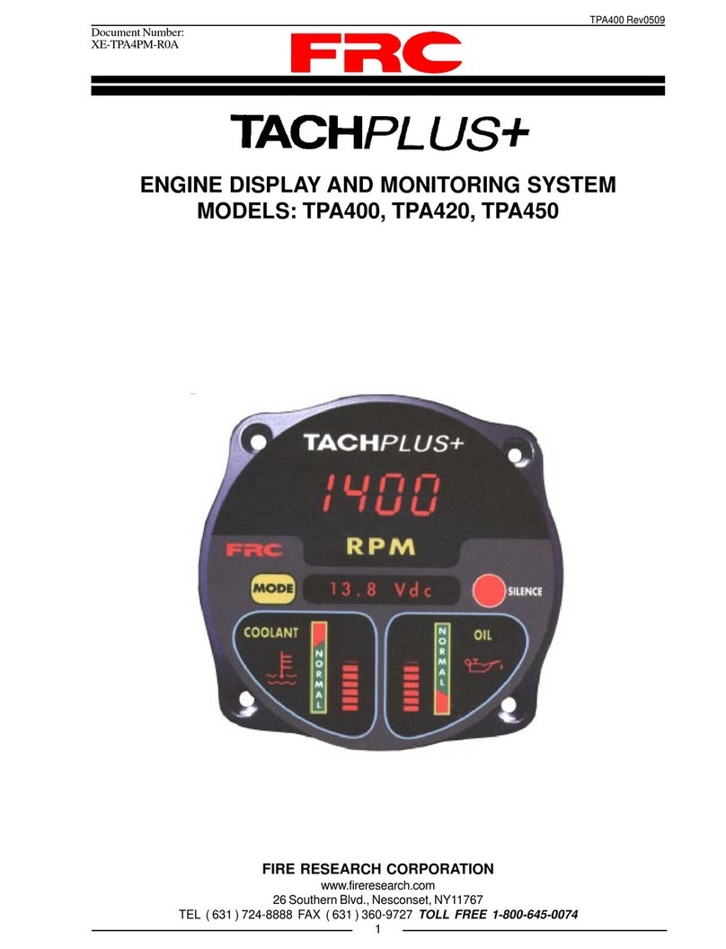 FRC TACHPLUS+ TPA400 User manual FRC TACHPLUS+ TPA400 User manual