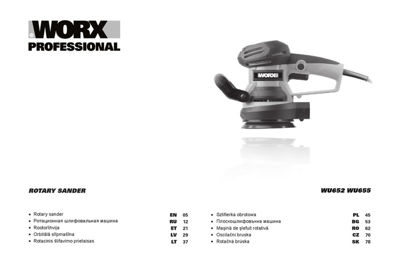 Worx Professional WU652 manual