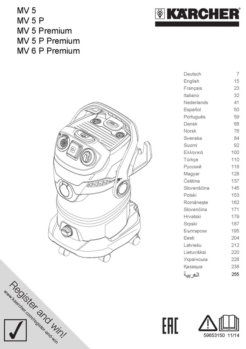 Kärcher MV 5 User manual