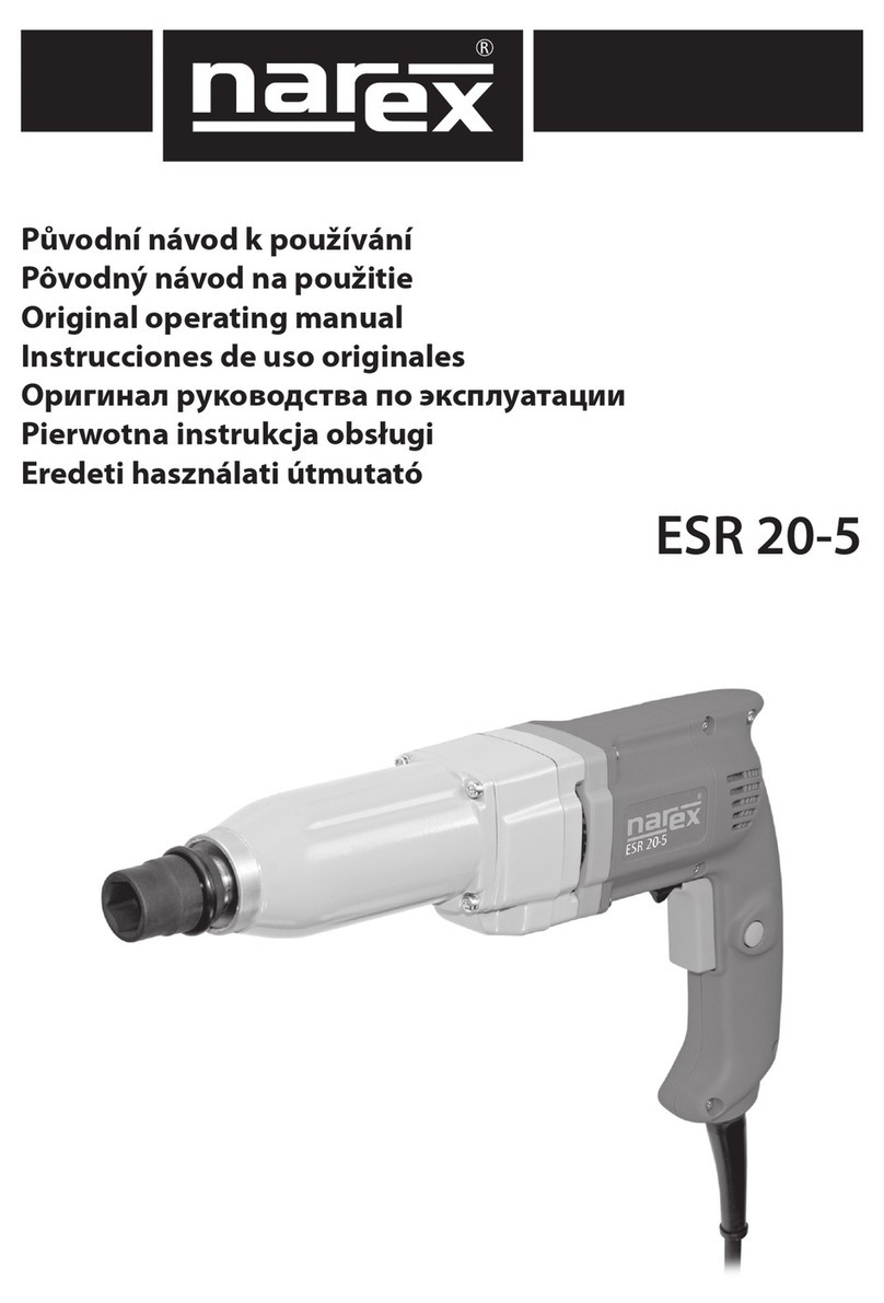 Narex ESR 20-5 Original operating manual