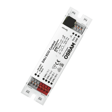 Osram DALIeco Installation and operation