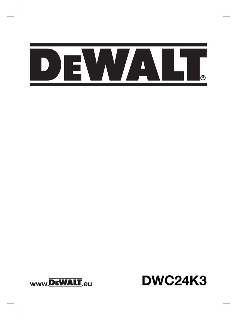 DeWalt DWC24K3 User manual