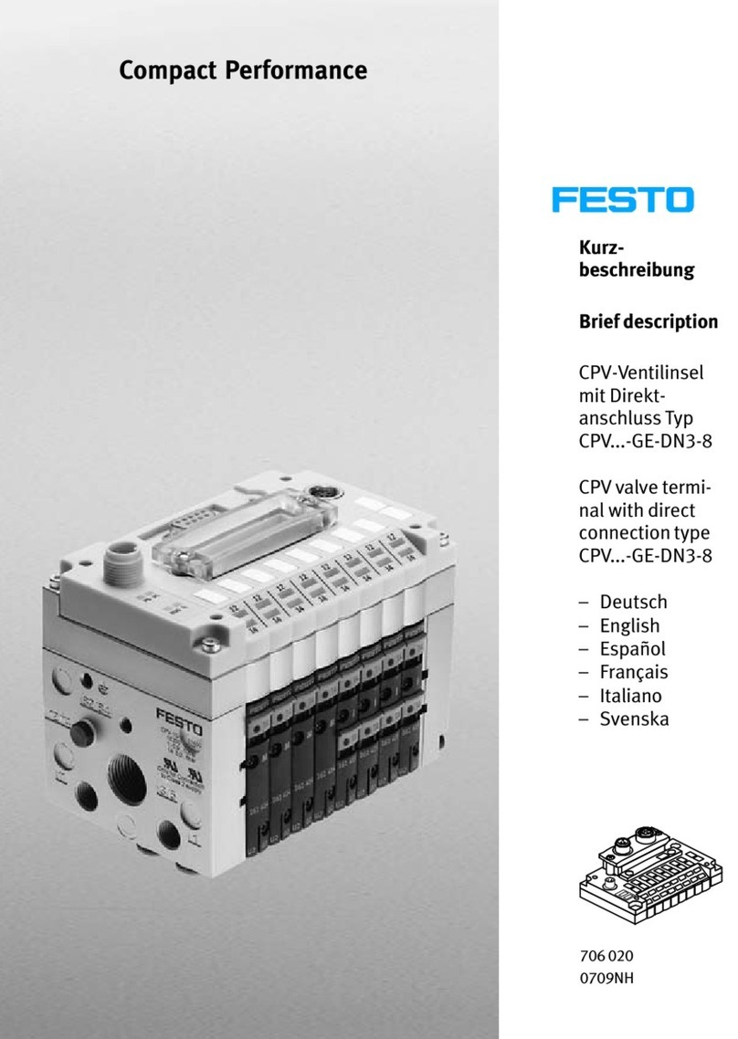 Festo CPV-GE-DN3-8 Series User manual