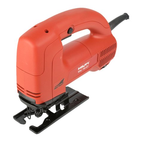 Hilti WSJ 750 User manual