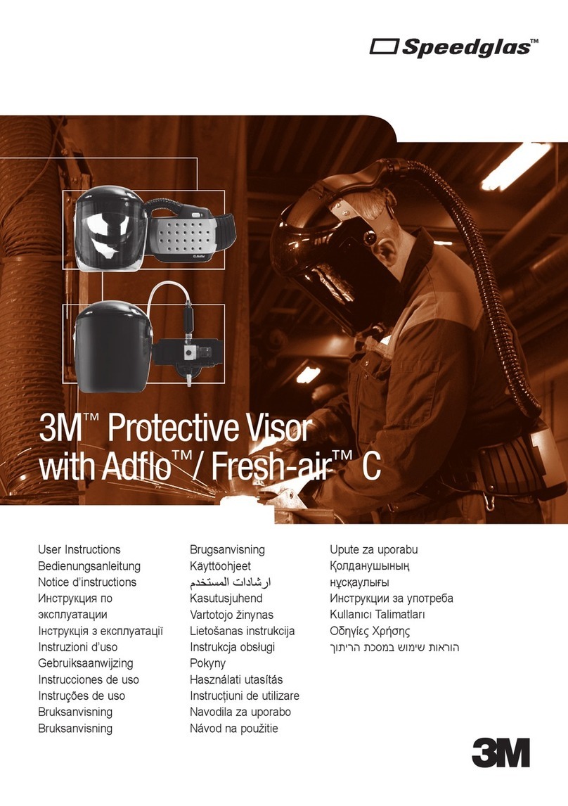 3M Speedglas Series User instructions