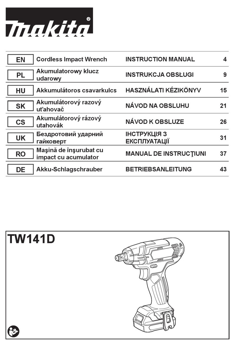 Makita TW141D instruction manual