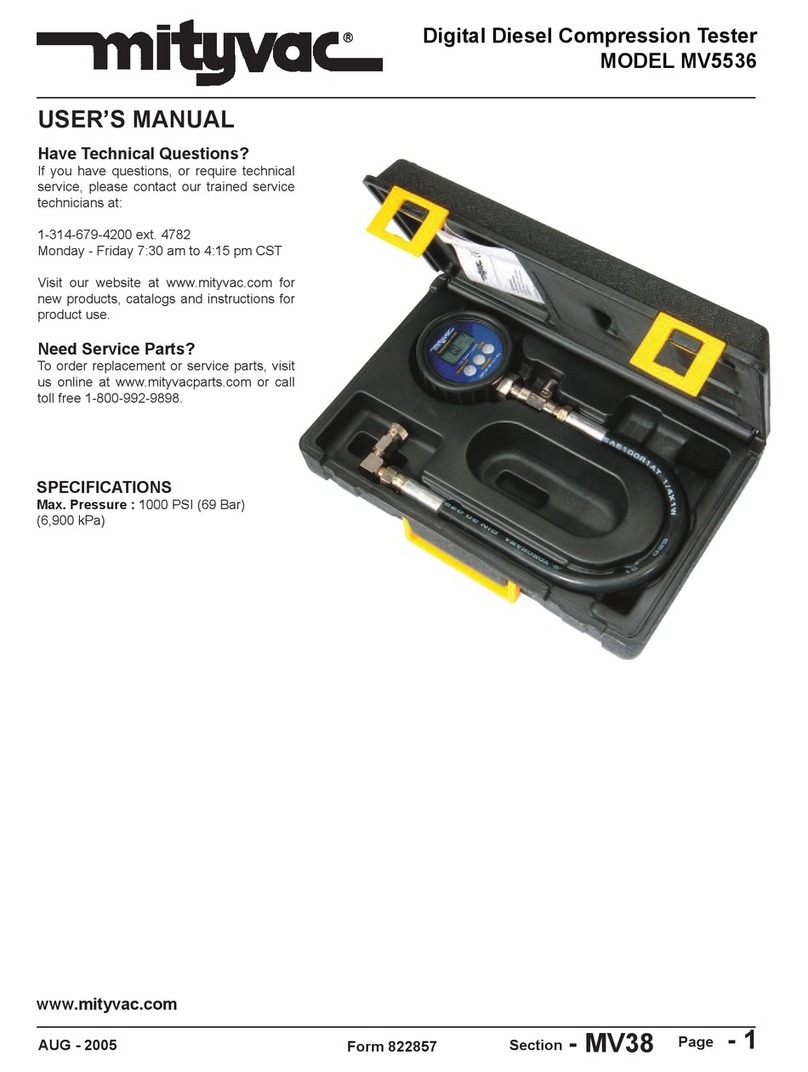 Mityvac MV5536 user manual