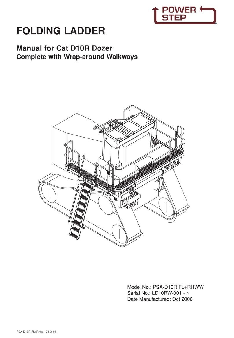 Power Step Cat D10R Dozer manual