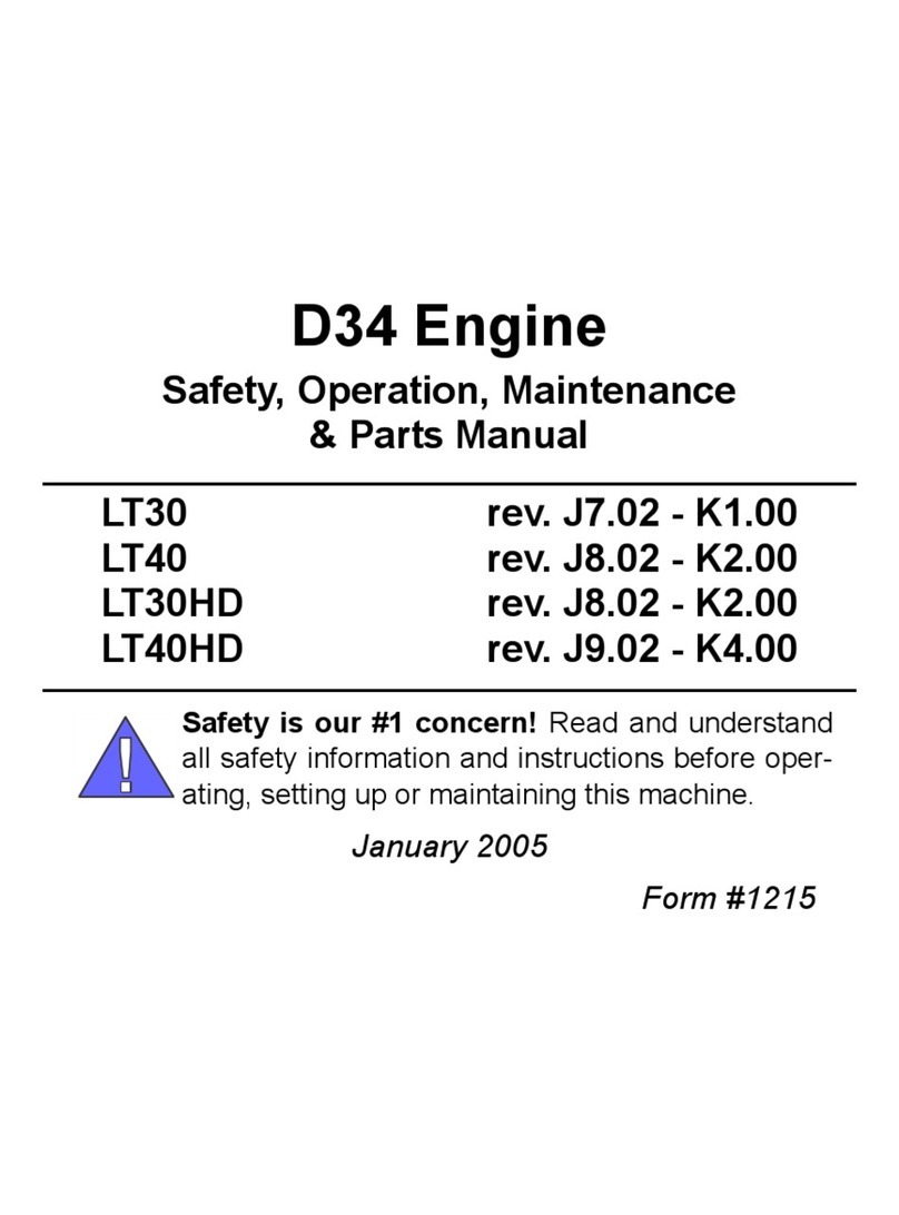 woodmizer D34 Safety, Operation, Maintenance & Parts Manual