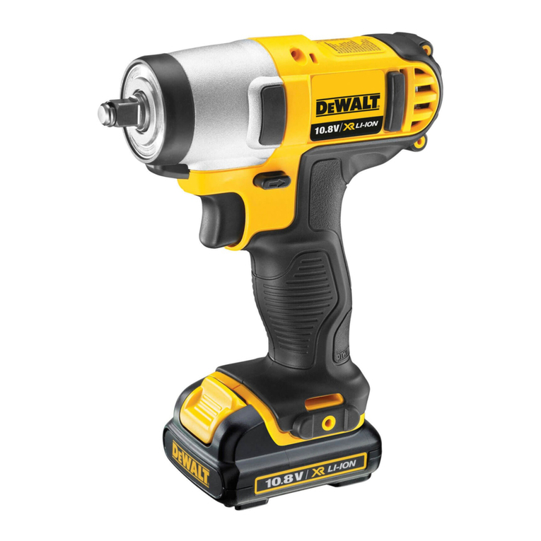 DeWalt XR Li-Ion DCF813 User manual