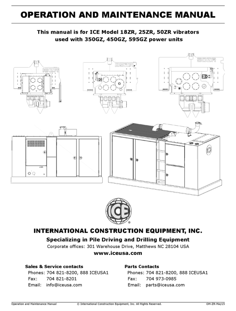 Ice 18ZR User manual