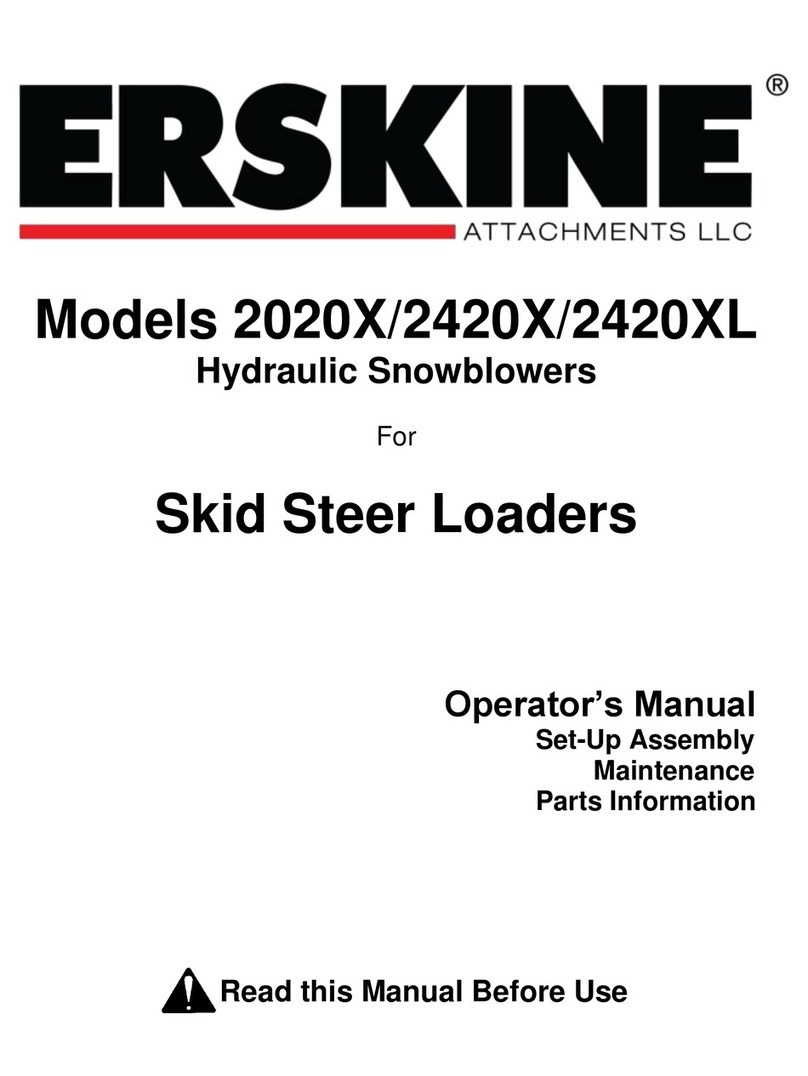Erskine Attachments 2020 Series User manual