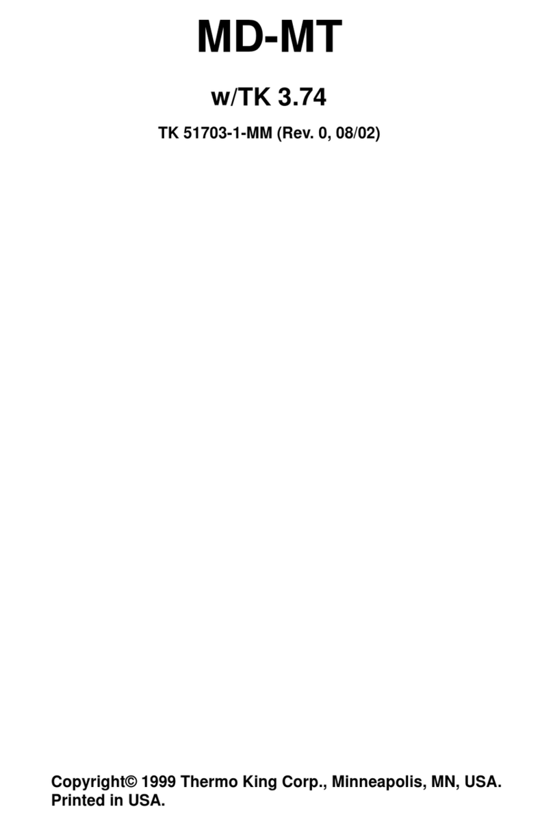 Thermo King MD-MT User manual