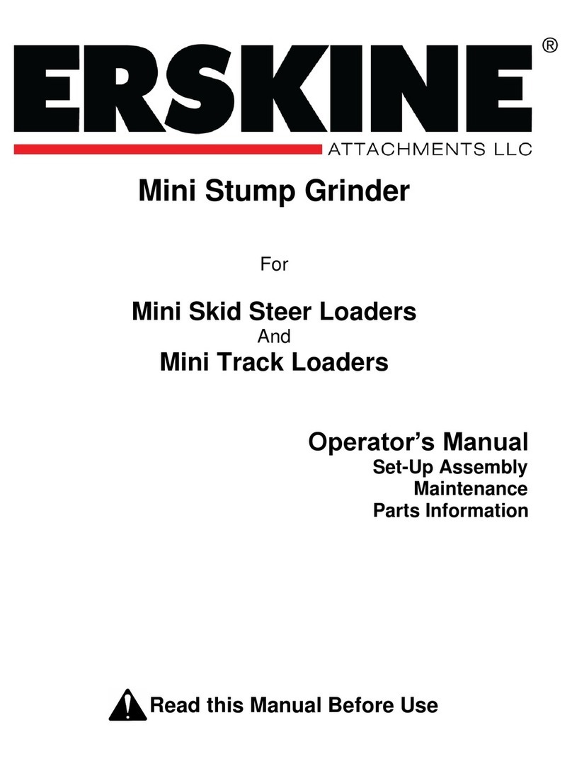 Erskine Attachments 900549 Operator's manual