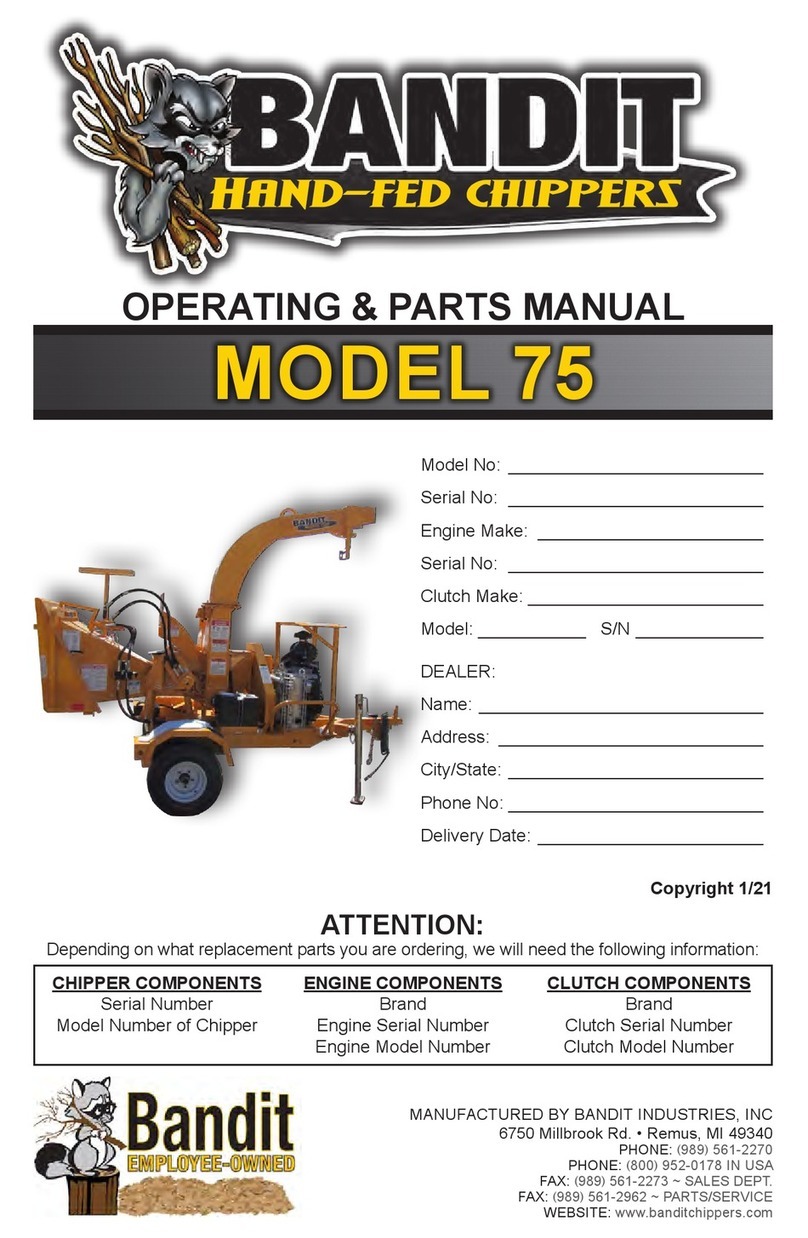 Band-it 75 Operating & parts manual Band-it 75 Operating & parts manual