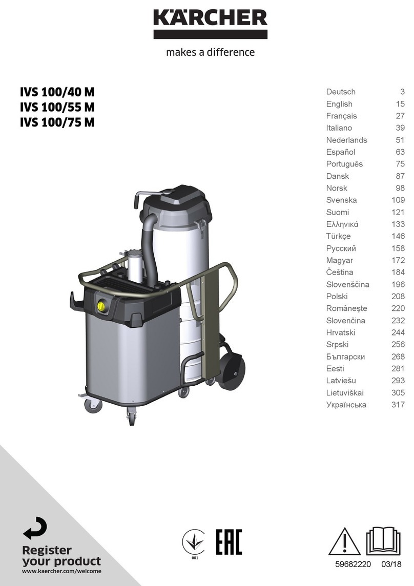 Kärcher IVS 100/40 M User manual