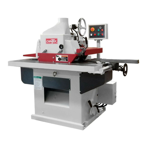 Cantek 303S Operations & parts manual