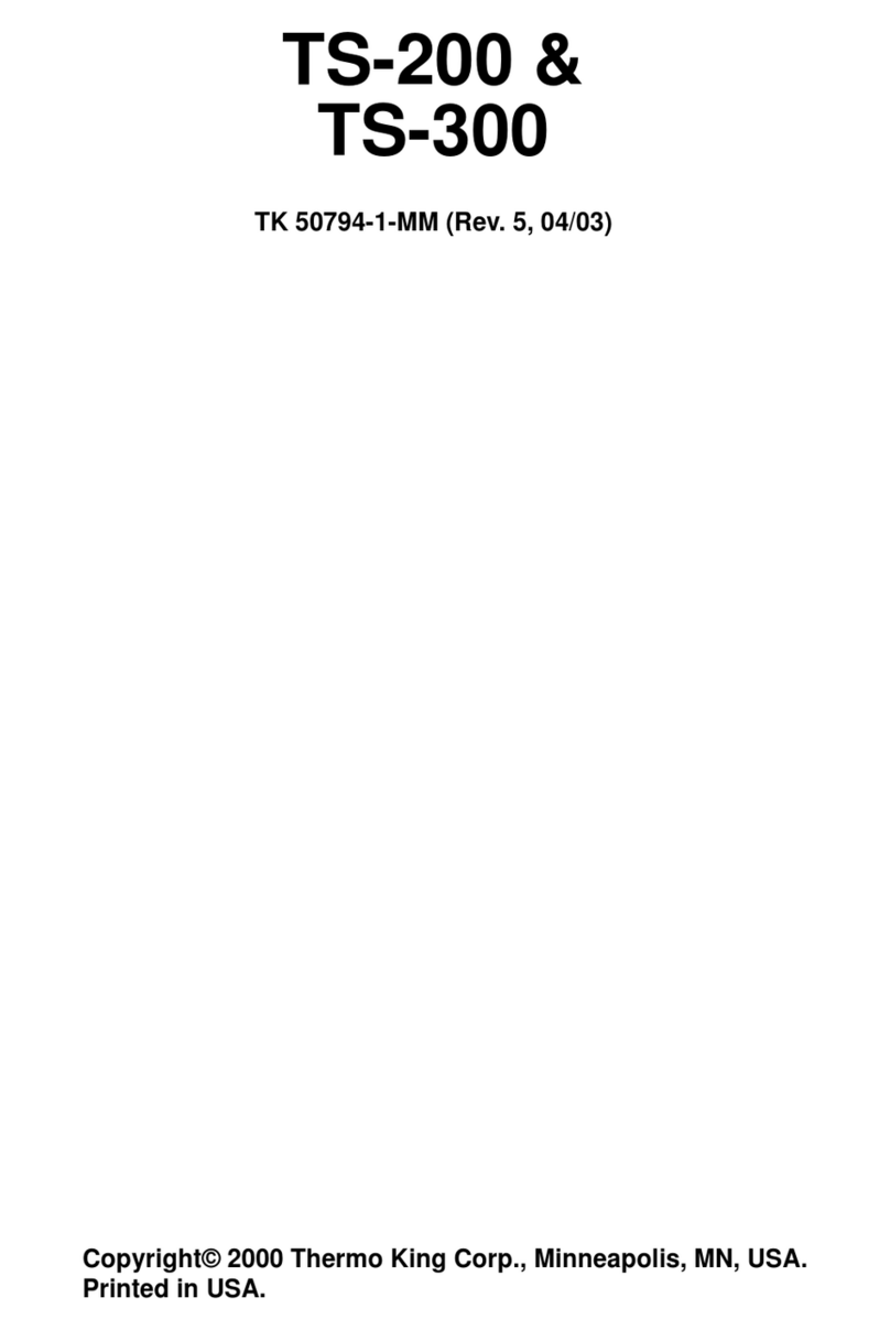 Thermo King TS-200 User manual